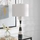 Uttermost® Bandeau Black/White Table Lamp-1