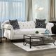 Furniture of America® Antoinette 2-Piece White Sofa Set-1