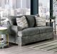 Furniture of America® Leytonstone 2-Piece Gray Living Room Sitting Set-2