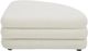 Moe's Home Collection Lowtide Warm White Curved Ottoman-1