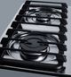 Summit® 30" Chrome Gas Cooktop-3
