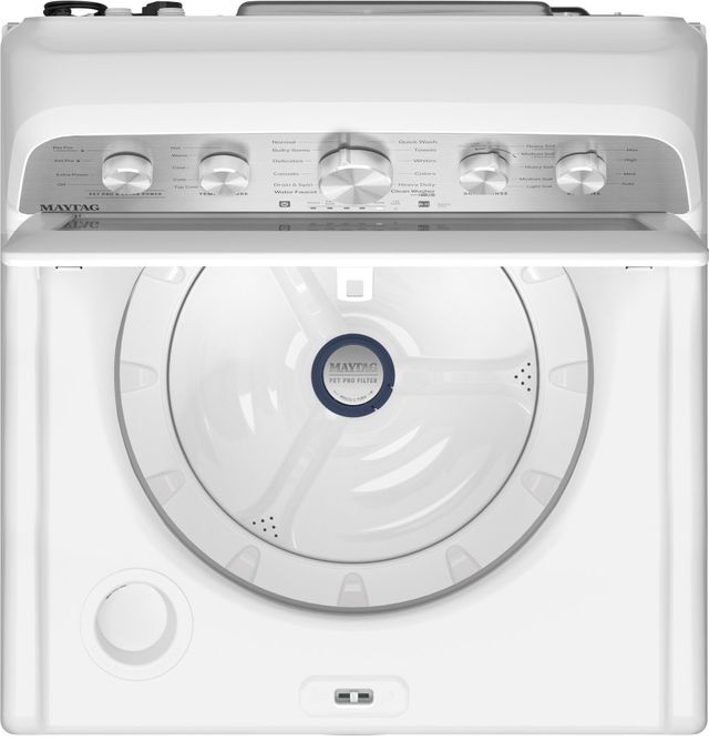 Maytag® 4.8 Cu. Ft. White Impeller Top Load Washer with Extra Power and Pet Pro Option-1