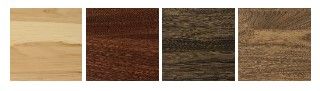Country View Woodworking Customizable Binghamton Elm Top Dining Table with 2-Leaves and Brown Maple Base-3