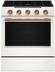 KitchenAid® 30” White Slide-In Gas Range with Convection Cooking Modes-4