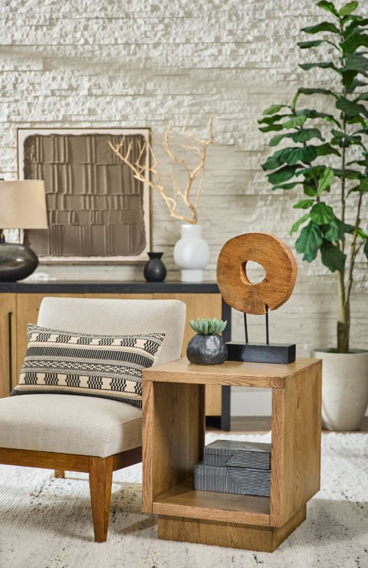 aspenhome® Edison Sandstone End Table-1
