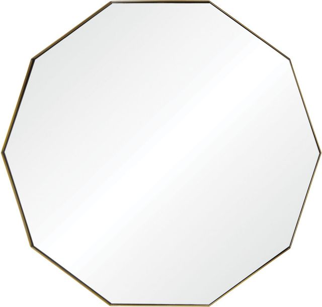 Renwil® Cruz Antique Brass Wall Mirror-0