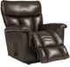 La-Z-Boy® Mateo Chocolate Leather Manual Rocking Recliner-4