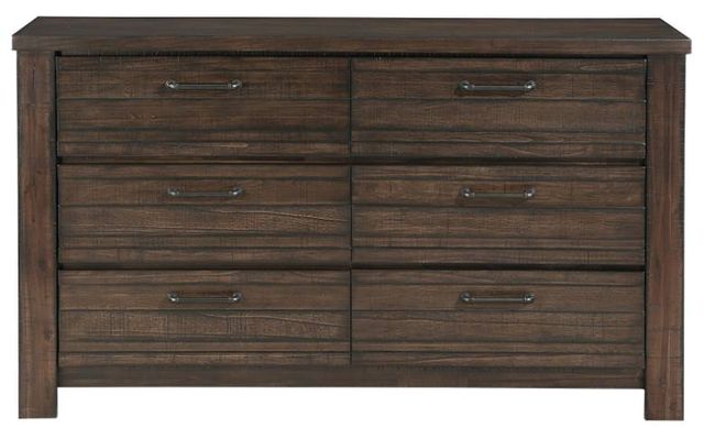 Mazin Furniture Longview Dark Brown Dresser-1