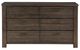 Mazin Furniture Longview Dark Brown Dresser-1