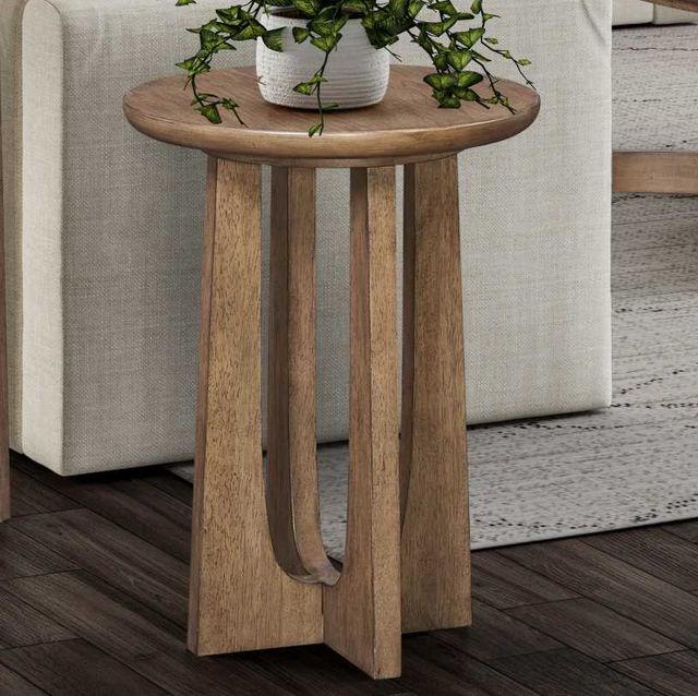 Liberty Furniture Bexley Tuscan Brown Chairside Table-1