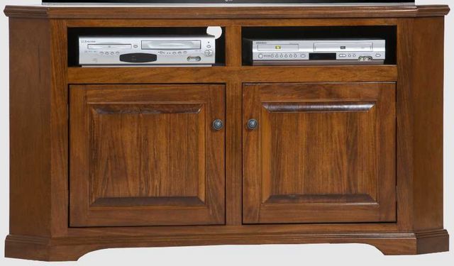 American Heartland Manufacturing Poplar 57" Corner TV Stand