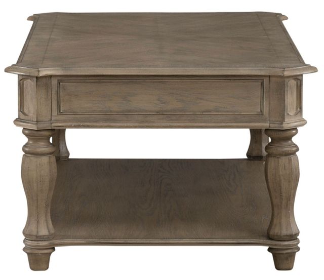 Liberty Furniture Magnolia Manor Weathered Bisque Rectangular Cocktail Table-3