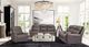 Furniture of America® Artemia Gray Power Reclining Sofa-1