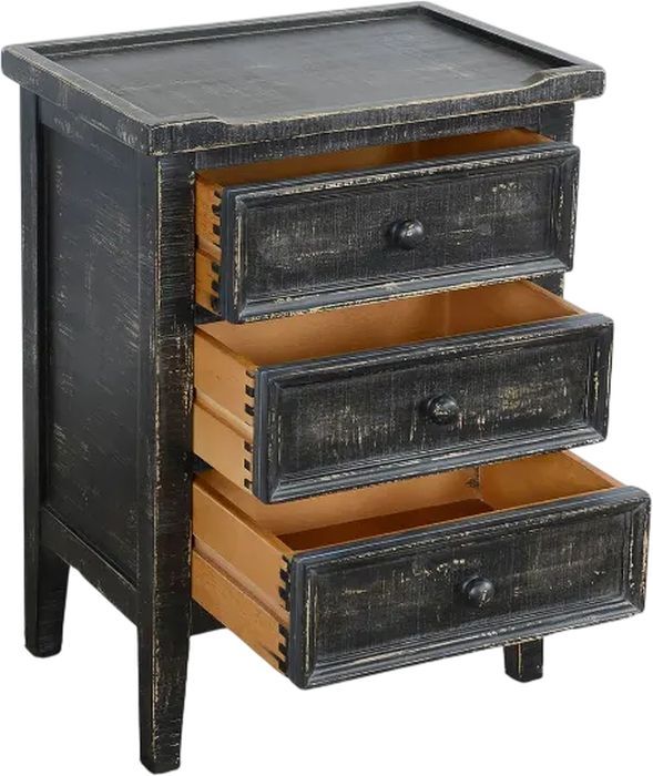 Sunny Designs™ Marina Black Sand End Table-3