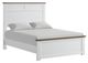 Furniture of America® Pinetop Dark Brown/White Twin Panel Bed-0