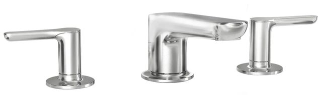 American Standard Studio® S Polished Chrome Widespread Low Spout 2-Handle Bathroom Faucet with Lever Handles-0
