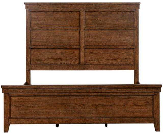 Liberty Furniture Carolina Park Amber Brown Queen Panel Bed-2