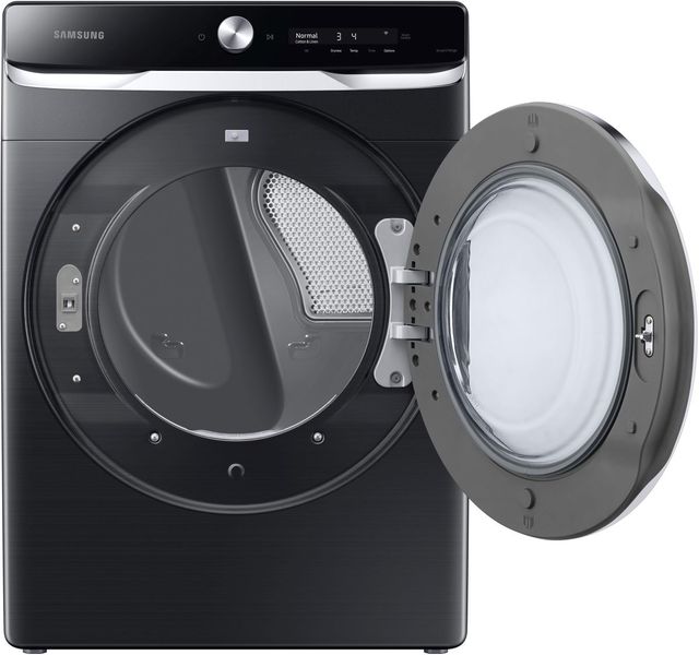 Samsung 7.5 Cu. Ft. Brushed Black Front Load Electric Dryer-3