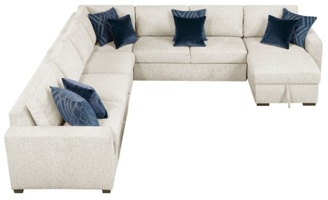 Homelegance® Isla 5-Piece Beige Sectional with Reversible Chaise-4