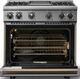 Viking® 7 Series 36" Nantucket Pro Style Natural Gas Range with Griddle-1