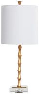 Crestview Collection Newport Gold/White Table Lamp -0