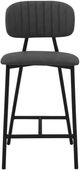 Armen Living Rococo Black/Gray Counter Stool-2