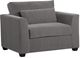 American Wholesale Furniture Cassian Steel Gray Chair and a Half-0