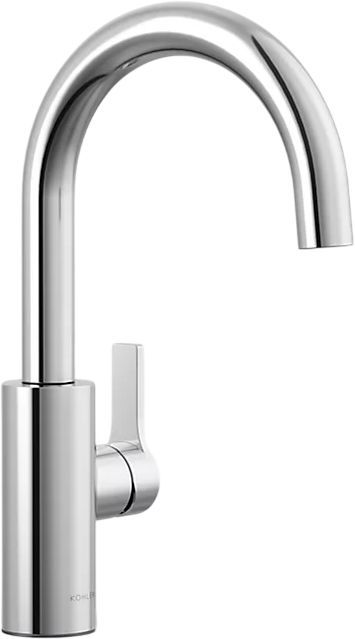KOHLER® Elate® Polished Chrome Single-Handle Bar Sink Faucet-0