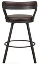 Homelegance® Appert Brown/Dark Gray Swivel Pub Height Chair-3