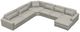 Palliser® Furniture Customizable Ensemble Max Track Arm 3-Piece Right-Arm Facing Chaise Sectional-1