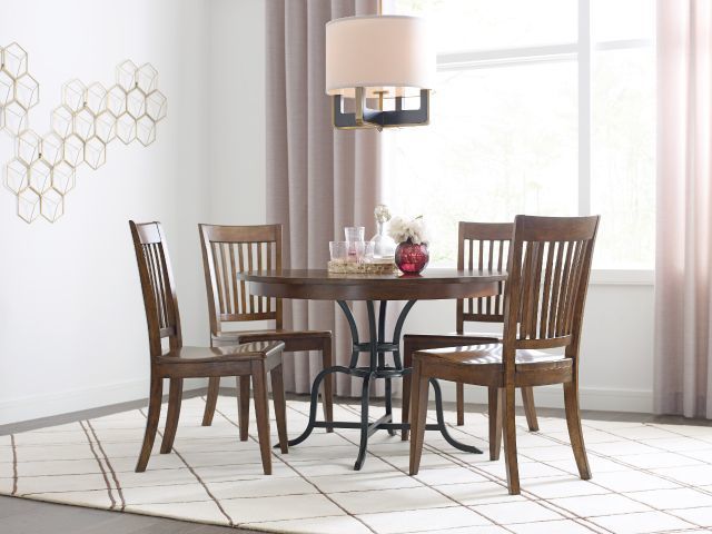 Kincaid® The Nook Hewned Maple Wood Seat Side Chair-3