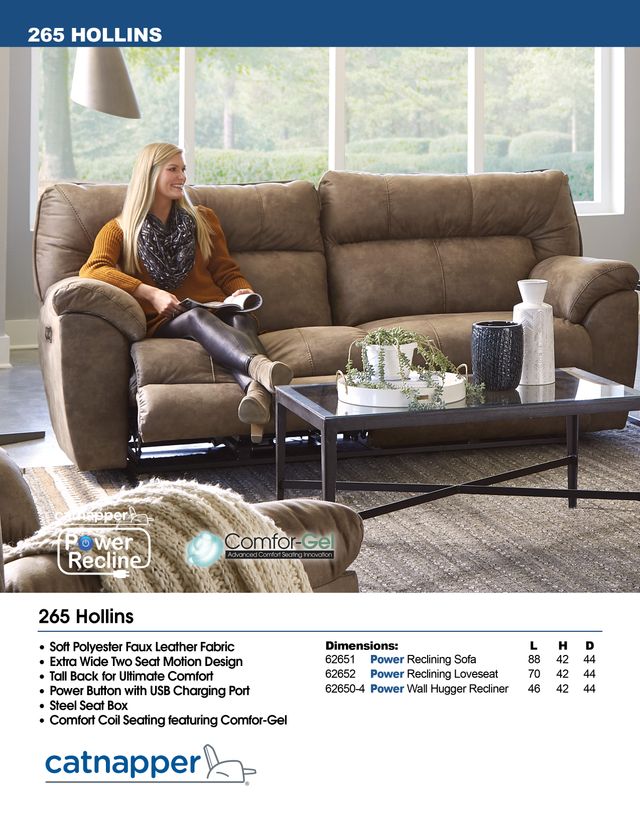 iAmerica Collins Coffee Power Wall Hugger Recliner-62650-4 1429-49-4