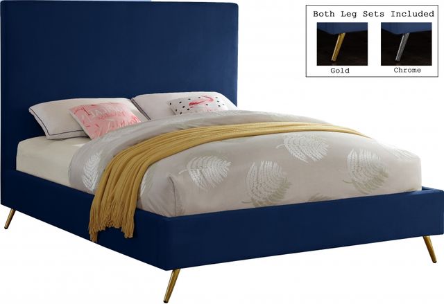 Meridian Furniture Jasmine Green Full Bed-1