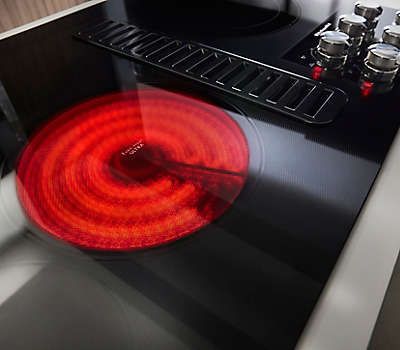 KitchenAid® 30" Stainless Steel Electric Downdraft Cooktop-2