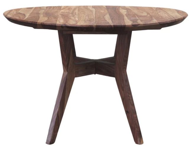 Porter International Designs Urban Brown Round Dining Table-2