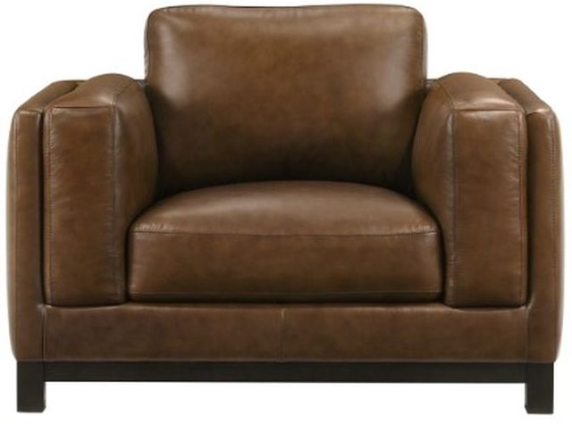 New Classic® Home Furnishings Sayer Leather Brown Chair-2