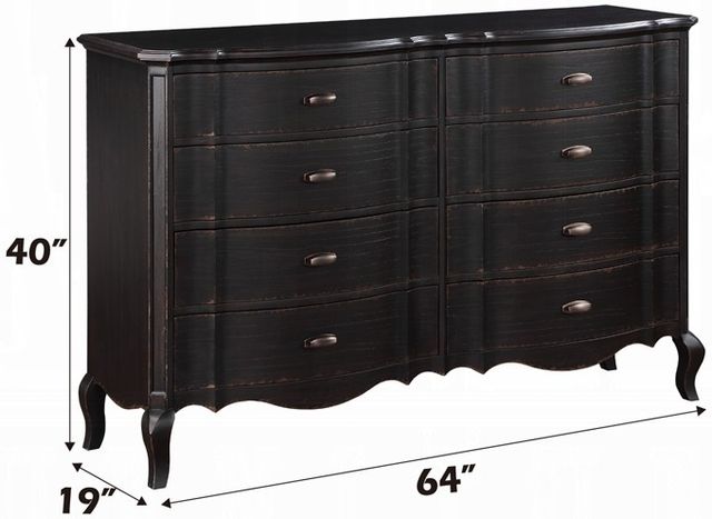 ACME Furniture Chelmsford Antique Black Dresser-3