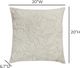 TOV Furniture Tabitha Cream Square Embroidered Throw Pillow-2