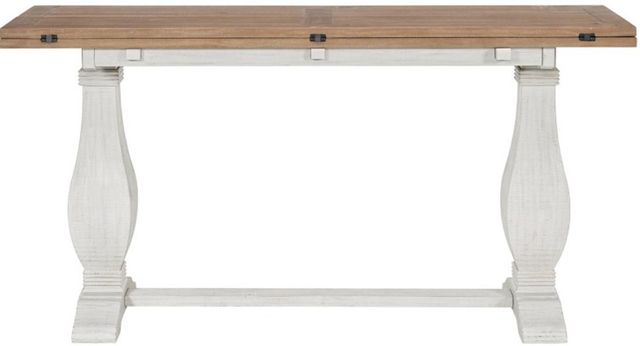 Martin Svensson Napa Driftwood Sofa Table with White Base-0