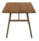 Armen Living Channell Walnut Rectangular Dining Table-2