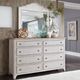 Liberty Furniture Farmhouse Reimagined Antique White/Chestnut Dresser and Mirror-1