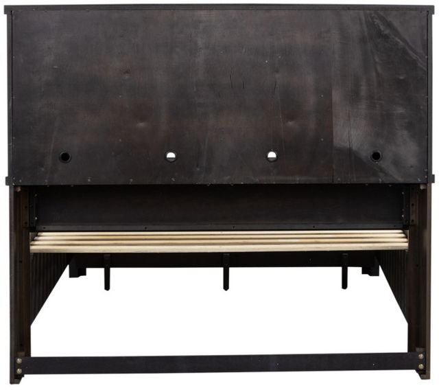 Liberty Furniture Thornwood Hills Rock Beaten Brown Queen Bookcase Bed-3