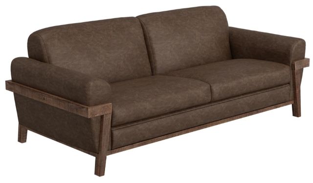 International Furniture Direct Loft Brown 95" Sofa-0