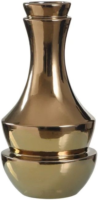 StyleCraft Norman Wyatt Home Dynasty Bronze 16" Vase -0