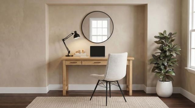 Coaster® Vermes Light Ash Writing desk with Power Outlet-1