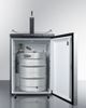 Summit® 5.6 Cu. Ft. Stainless Steel Beer Cooler/Kegerator-3