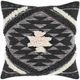 Surya Lachlan Dark Brown 18"x8" Pillow Shell with Down Insert-0