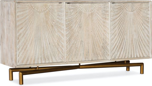 Hooker® Furniture Antique Bronze/Rustic Entertainment Console