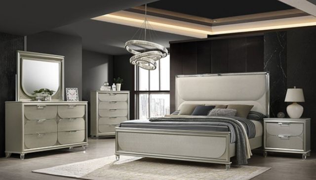 Furniture of America® Sheridan Silver Chest-1