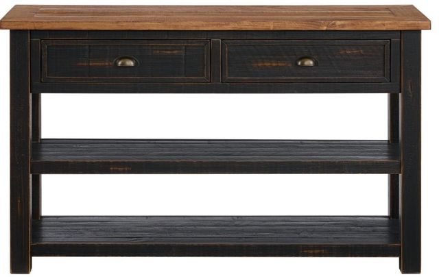 Martin Svensson Monterey Honey Sofa Table with Black Base-0